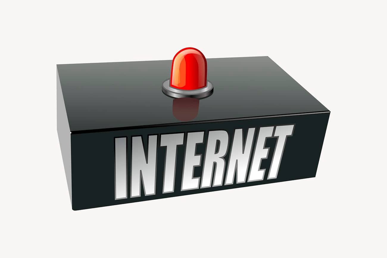 Internet box clipart, illustration vector