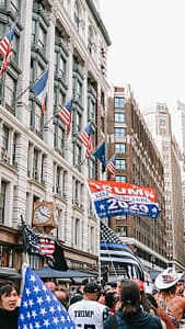 photo of people campaigning