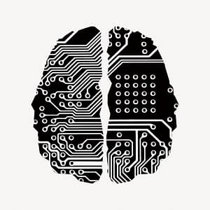 AI brain illustration
