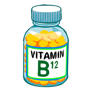 Vitamin B png bottle sticker