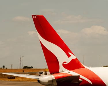 tail of an airplane