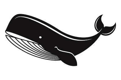 Cartoon whale png sticker, sea