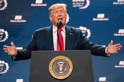 U.S. President Donald Trump at the 101st