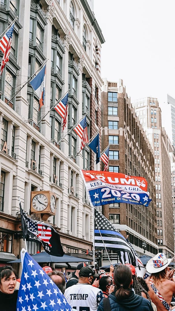 photo of people campaigning