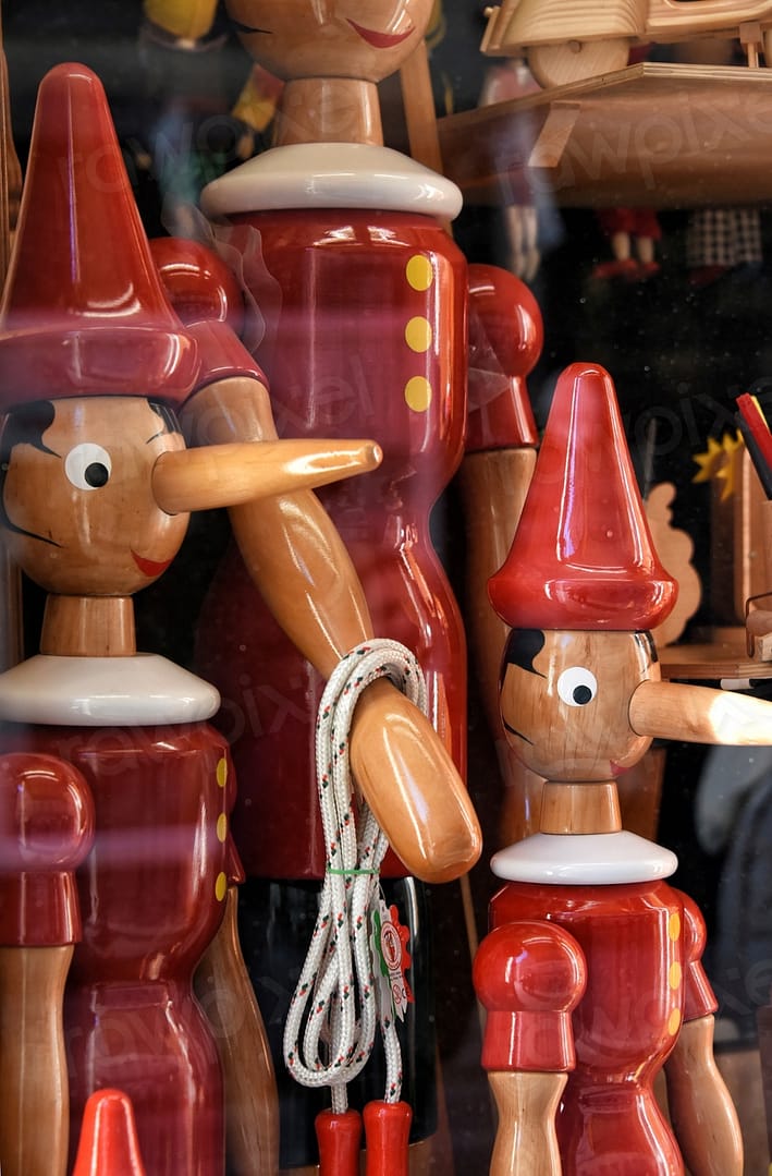 Pinocchio toy - the truth is too boring