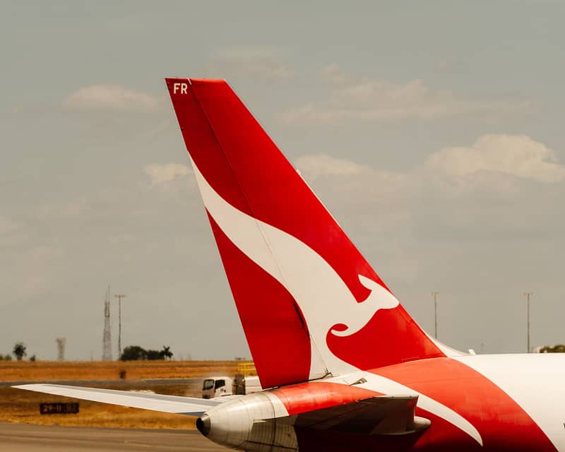 tail of an airplane